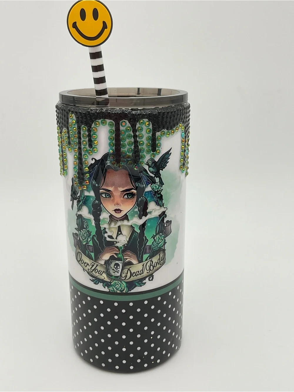 Custom Tumbler Embellished Wednesday Style